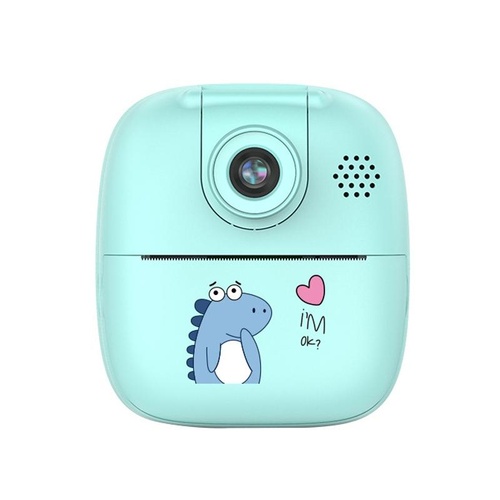 Blue Cartoon Kids Digital Camera with Rotating Lens - 16g Hd Print - Main Image
