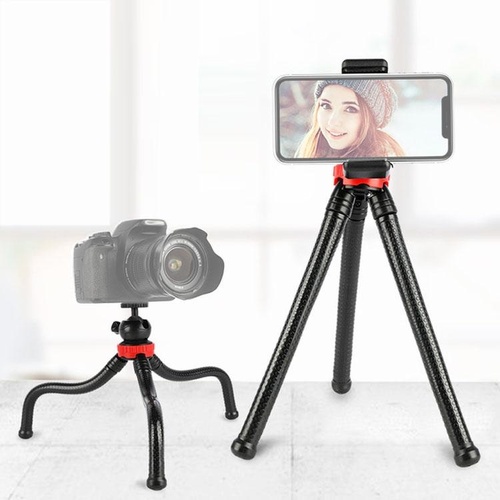 Flexible Mini Tripod with Ball Head for Slr Gopro Dji and Other Action Cameras - 30cm x 5cm - Main Image