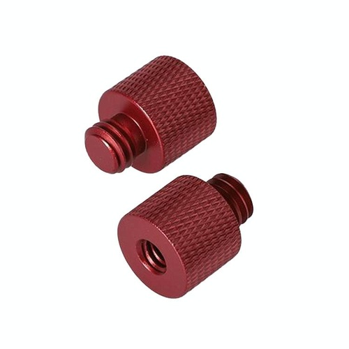 10-Piece 1 / 4 To 3 / 8 Screw Adapter - Red - Main Image