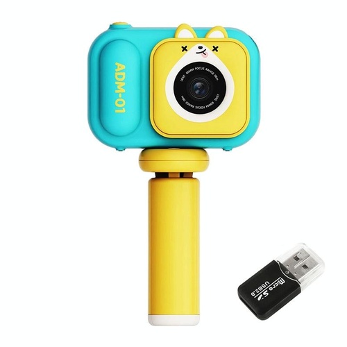 48Mp Dual Lens Kids Digital Camera With 2.4 Ips Screen And 32Gb Tf Card - Blue Fox - With 64G Tf Card Blue Fox - Main Image
