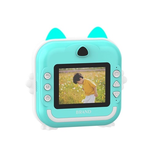 Instant Camera with Thermal Printer and Hd Video - Blue 16g - 32G Blue - Main Image