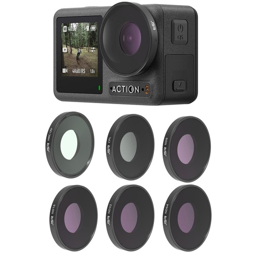 4-in-1 Lens Filter Set for Dji Action 3 - Uv Cpl Nd8-64 - Main Image