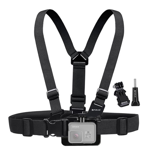 Universal Body Mount Belt for Action Cameras with j Hook and Long Screw - Main Image