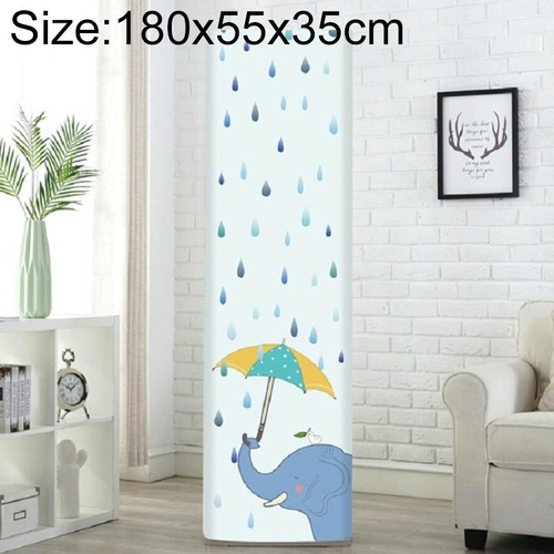 180x55x35cm Raindrop Fabric Dust Cover for Vertical Cabinet Air Conditioners - Main Image