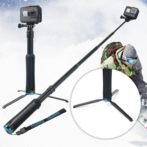 Foldable Tripod Selfie Stick for Action Cameras - 23.5-81cm Length - Main Image