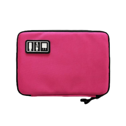 Portable Multifunctional u Disk Storage Bag for Mobile Phone Accessories - Red - Main Image