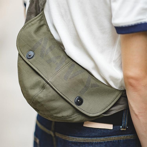 Retro Outdoor Cap Deck Bag Multi Functional & Stylish Letter Print Design - Main Image