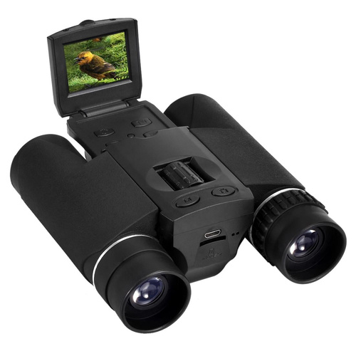 10X25 Zoom Binocular Telescope With Hd Digital Camera And 1.5 Lcd Screen - Black - Main Image