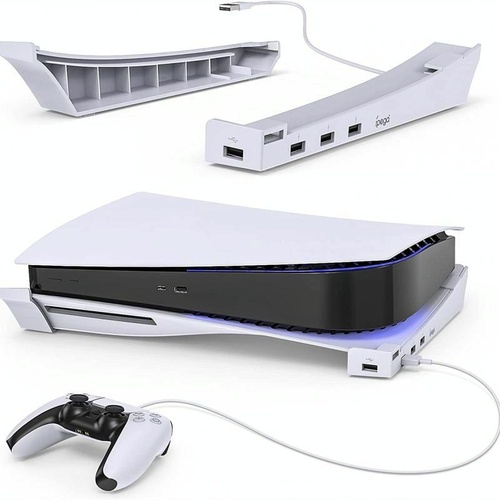 4-port Usb Hub Base for Ps5 Horizontal Stand - Main Image