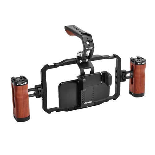 Smartphone Video Rig With Stabilizer Handles For Vlogging And Live Broadcast - Main Image