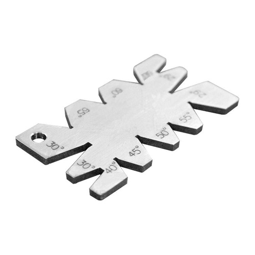 Thread Cutting Angle Gauge - Stainless Steel Measuring Tool - Main Image