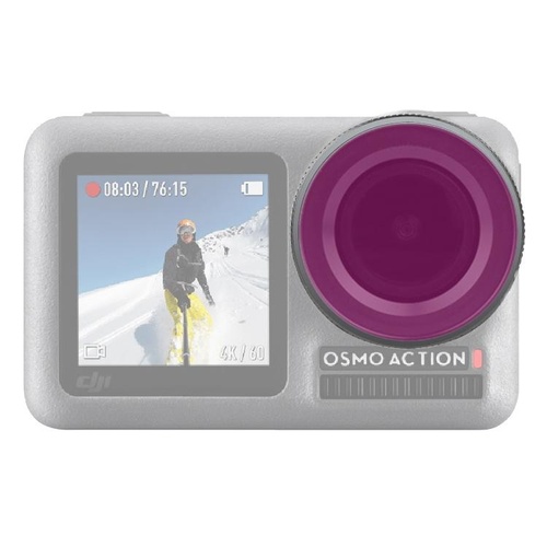 Diving Filter for Dji Action Camera Lens - Main Image