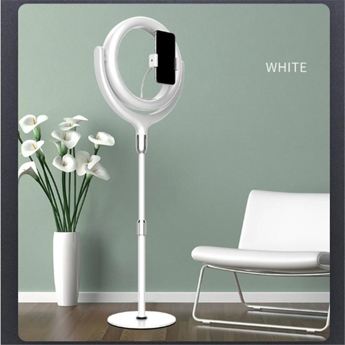 12 Inch Desktop Fill Light Beauty Bracket for Landing Headlights - White - Main Image