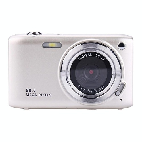 Portable 16X Zoom Hd Digital Camera With 2.88 Ips Screen - Champagne Gold - Main Image
