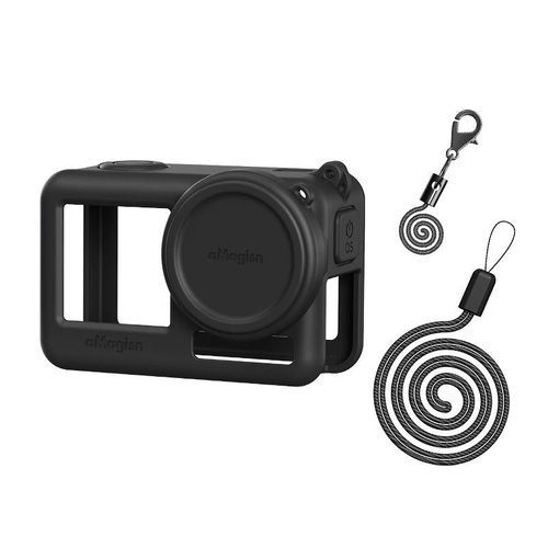 Protective Silicone Case for Dji Action Camera Accessories - Black - Main Image
