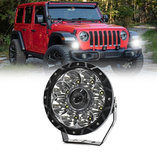 55W 6000Lm / 6000K Off - Road Vehicle Round Work Light - White - Main Image
