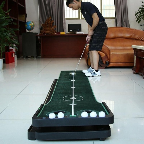 Tl010 Indoor Golf Adjustable Slope Push Rod Practice Home Velvet Practice Blanket Single Exercise Device English Packaging - Main Image