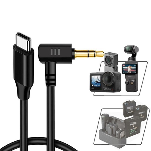 Usb-c to 3.5mm Audio Adapter for Dji Action Cameras - Main Image