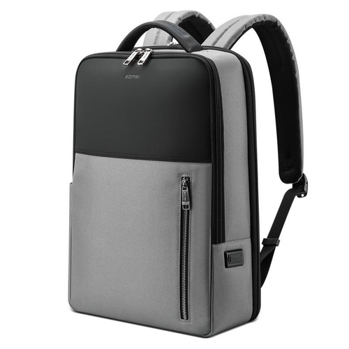 Silver Gray Multifunctional Anti-theft Laptop Backpack with Usb Charging Hole - Main Image