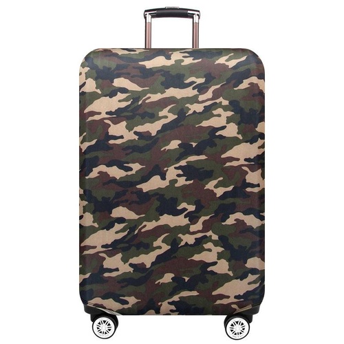 Protective Dustproof Cover for Travel Trolley Suitcase - Small Size - Camouflage 1 - Main Image