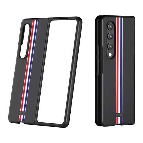 Frosted Skin Case for Samsung Galaxy z Fold 4 - Slim & Stylish - Black Color Bar - Main Image