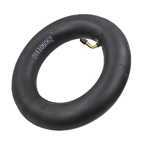 Electric Scooter Inner Tube - 10x2.5 / 2.75 45 Degree Valve Thickened Yellow Stripes - Main Image