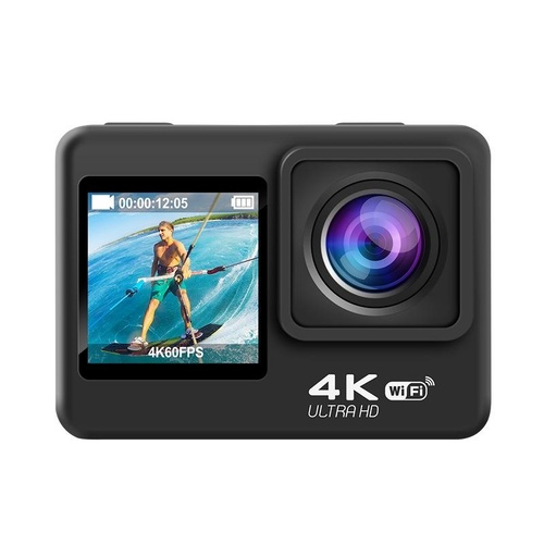 Outdoor Waterproof Dual Screen Wifi Sports Camera with Anti-shake Hd Video - Main Image