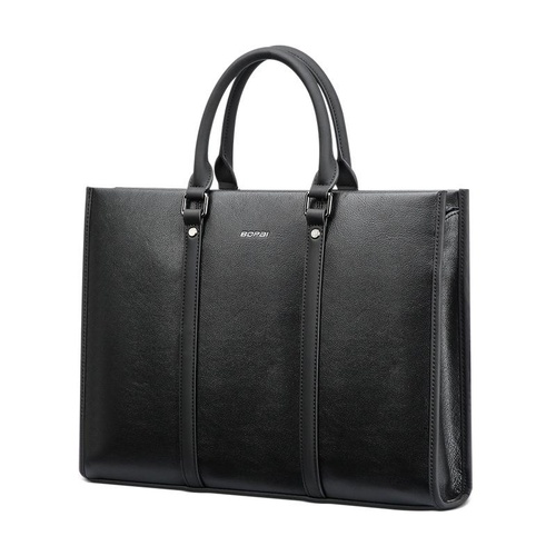Black Waterproof Laptop Handbag - Multifunctional Business Wearable - Main Image