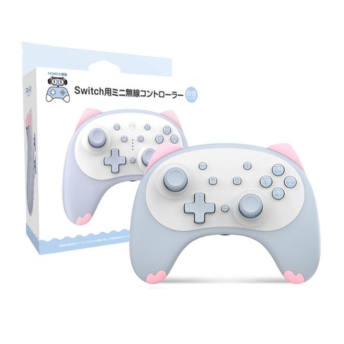 Cat Shaped Wireless Tooth Handle for Nintendo Switch - Blue - Main Image