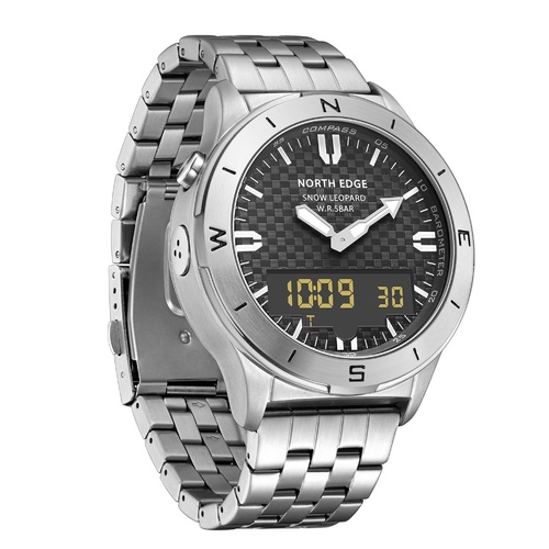Stainless Steel Multifunction Smart Watch for Men - Waterproof - Main Image