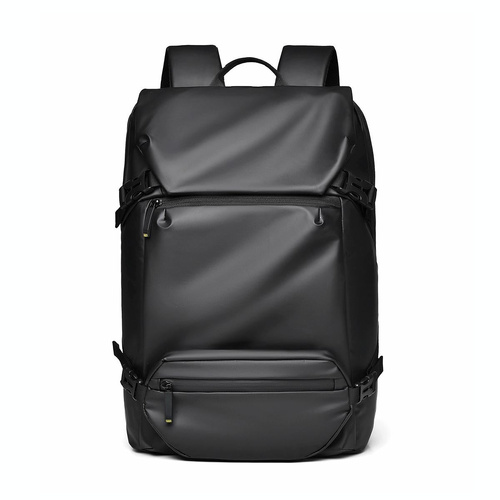 Travel Backpack for Men - Compact and Durable - Black - Main Image