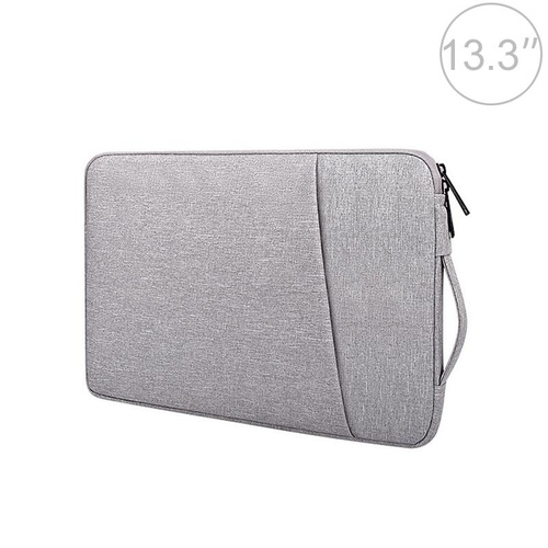 13.3 Inch Laptop Felt Sleeve Protective Case Carrying Bag - Grey - Main Image