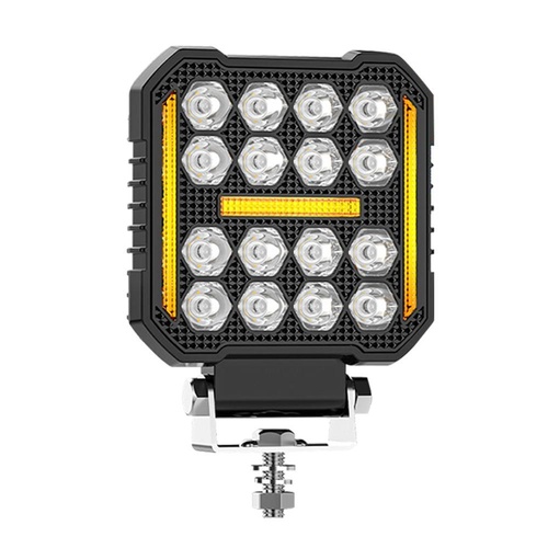 4 Inch Square Mixed Luminous Angel Eye Car Work Light - Main Image