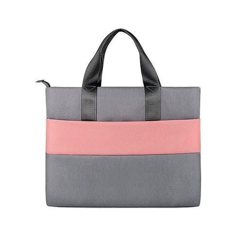 Universal Portable Laptop Liner Bag - Pink / Gray - 14.1-15.4 Inches - Main Image