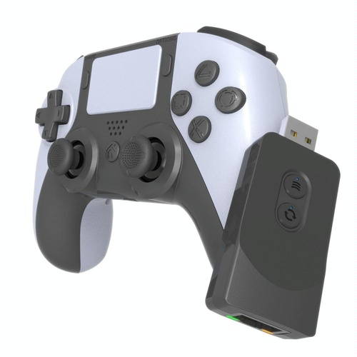 Wireless Bluetooth Game Controller for Ps5 / Ps4 / Pc - Black + White - Main Image