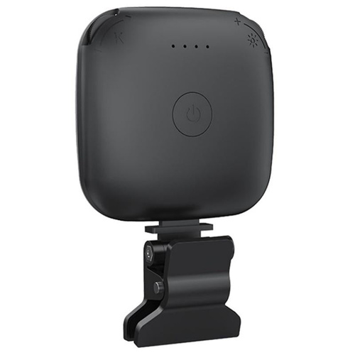 Portable Mini Clip-on Led Fill Light for Video Conferencing and Live Streaming - Black - Main Image