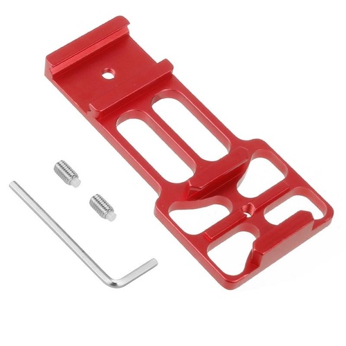 Rail Side Mount for Gopro and Other Action Cameras - 20mm for Hunting Shots - Red - Main Image
