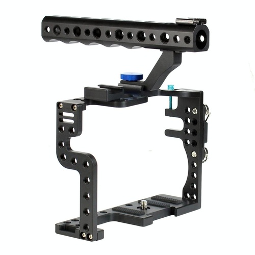 Panasonic Lumix Gh3 / Gh4 Video Cage Stabilizer With Metal Handle Black - Main Image