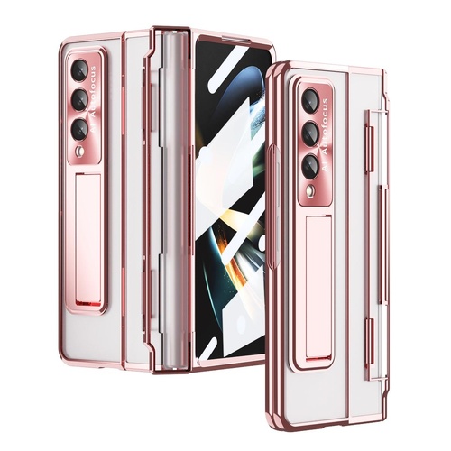 Phantom Series Folding Case for Samsung Galaxy z Fold 4 - Rose Gold - Main Image