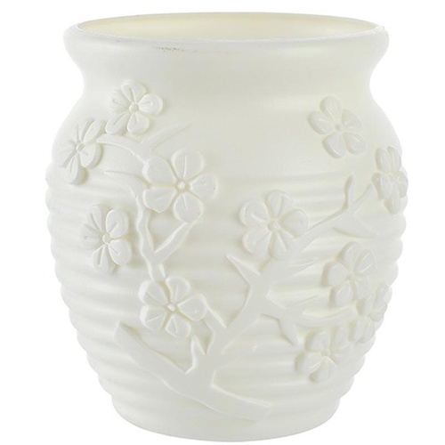 Hydroponic Vase for Home Flower Arrangements - Wet and Dry - Milk White - Main Image