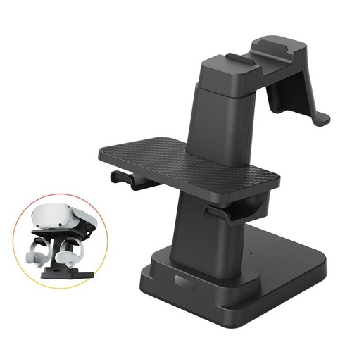 Universal Vr Headset Handle Bracket - Compatible with Pico4 Meta Quest Rift s Htc - Black - Main Image
