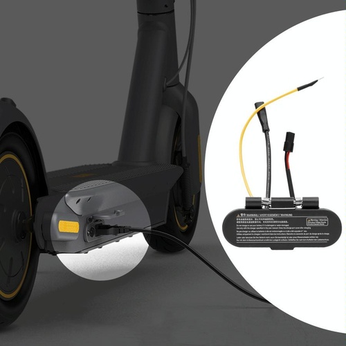 Black Charging Port for Ninebot Max G30 Electric Scooter - Main Image