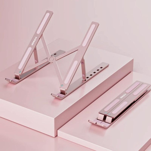 Lenovo Thinkplus Foldable Laptop Stand - Desktop Compatible - Rose Gold - Main Image