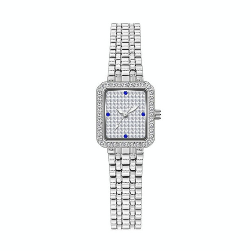Stylish Diamond Women Alloy Watch Available - Silver - Main Image