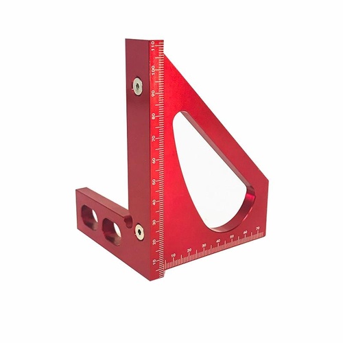 Aluminum Alloy 90 Degree Square Multi-function Ruler for Woodworking - Main Image