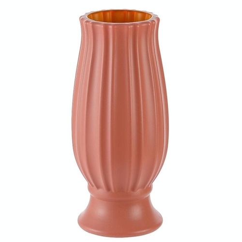 Soft Dried Flower Vase Arrangement for Living Room Decor - Rose Pink - Main Image