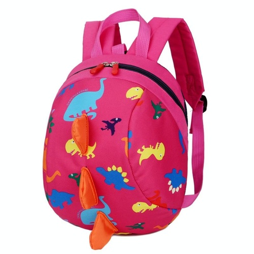 Durable Dinosaur Backpack for Kids - Lost Proof - Pink - Main Image