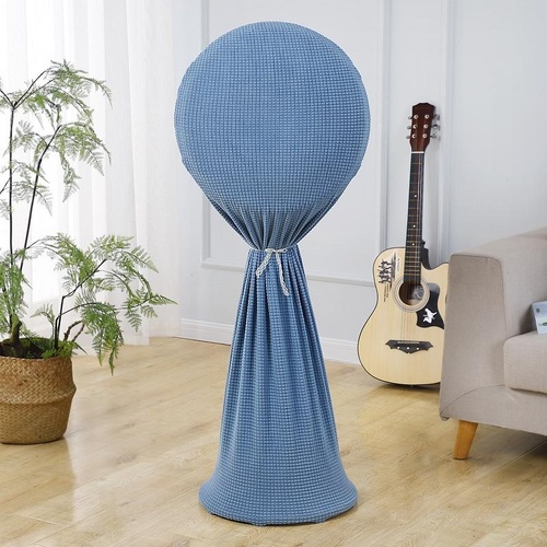 Household Fabric Fan Cover - Round Elastic 110x45cm - Blue - Main Image
