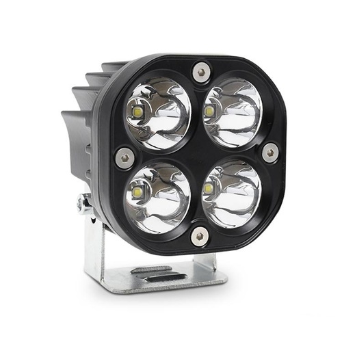 Car 3 Inch 4Leds Continuous Spotlight 20W / 2000Lm / 6000K / Dc9 - 80V - White - Main Image