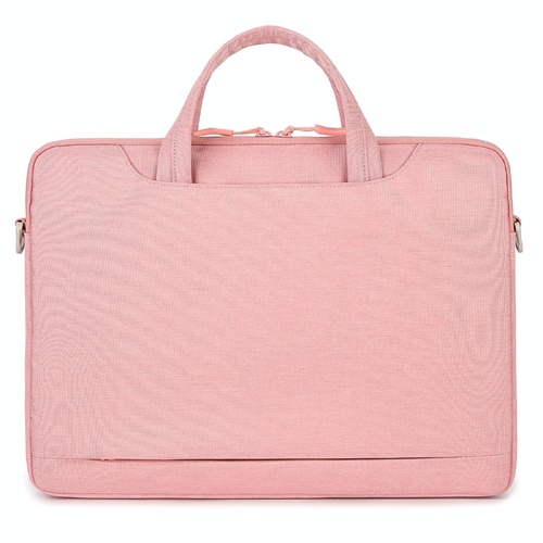 Versatile Laptop Shoulder Bag - Single Strap - Pink - Main Image